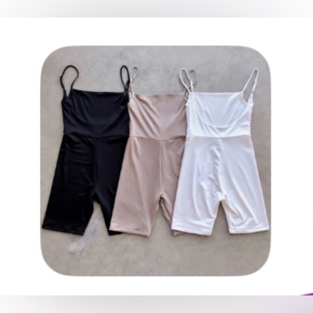 NWOT Elegant Black Spaghetti Strap Romper